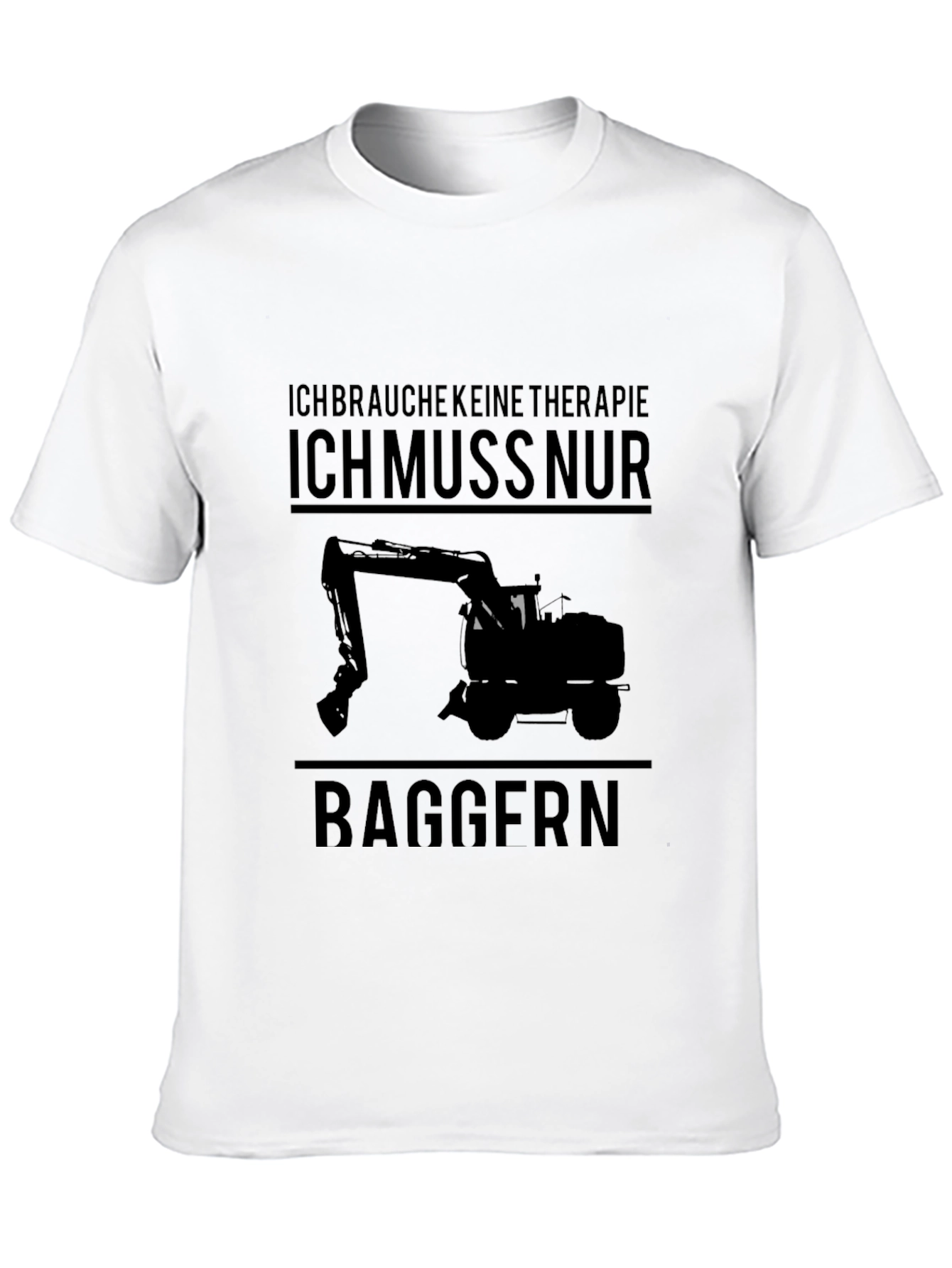 Funny Excavator T-Shirt - I Must Dig
