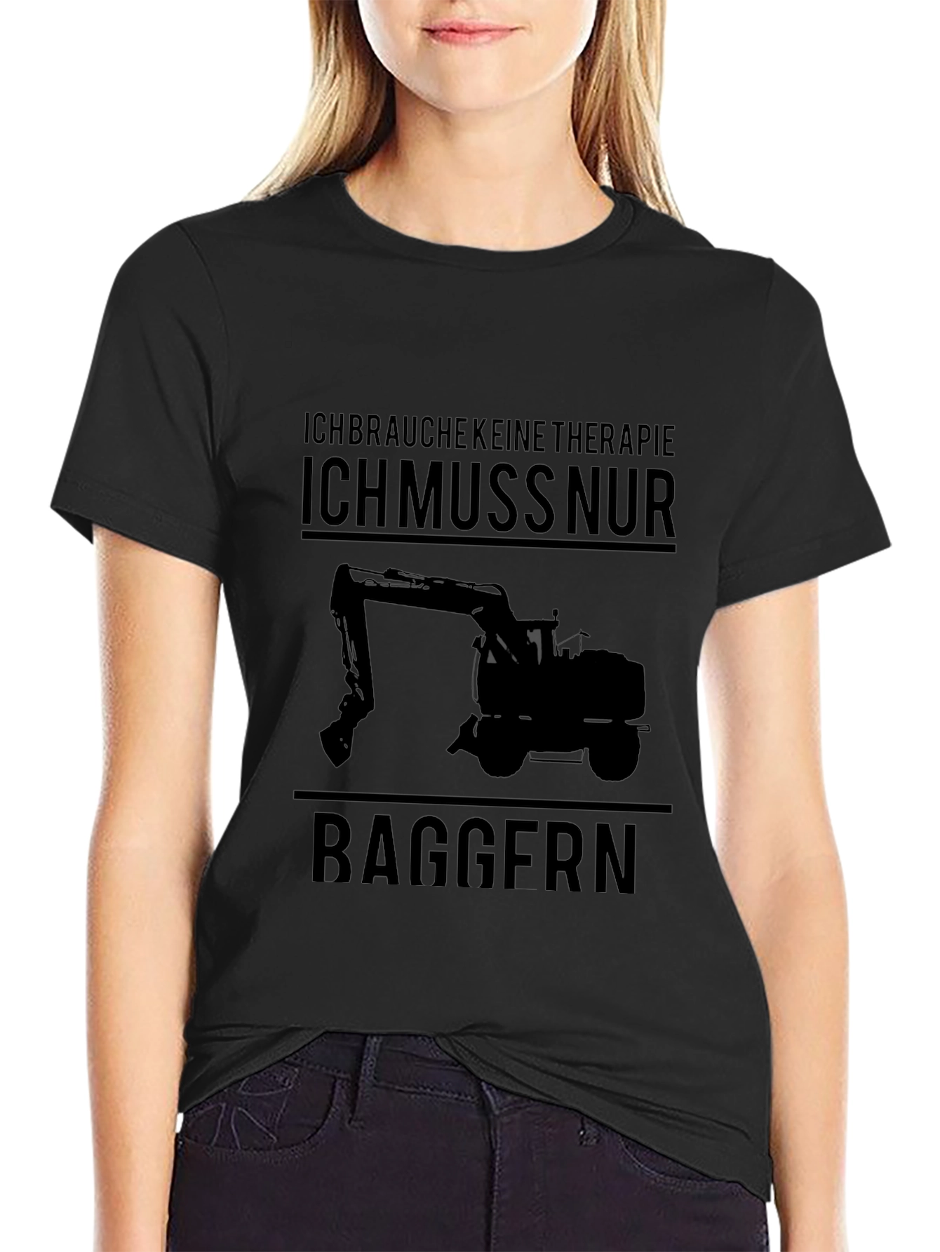 Funny Excavator T-Shirt - I Must Dig