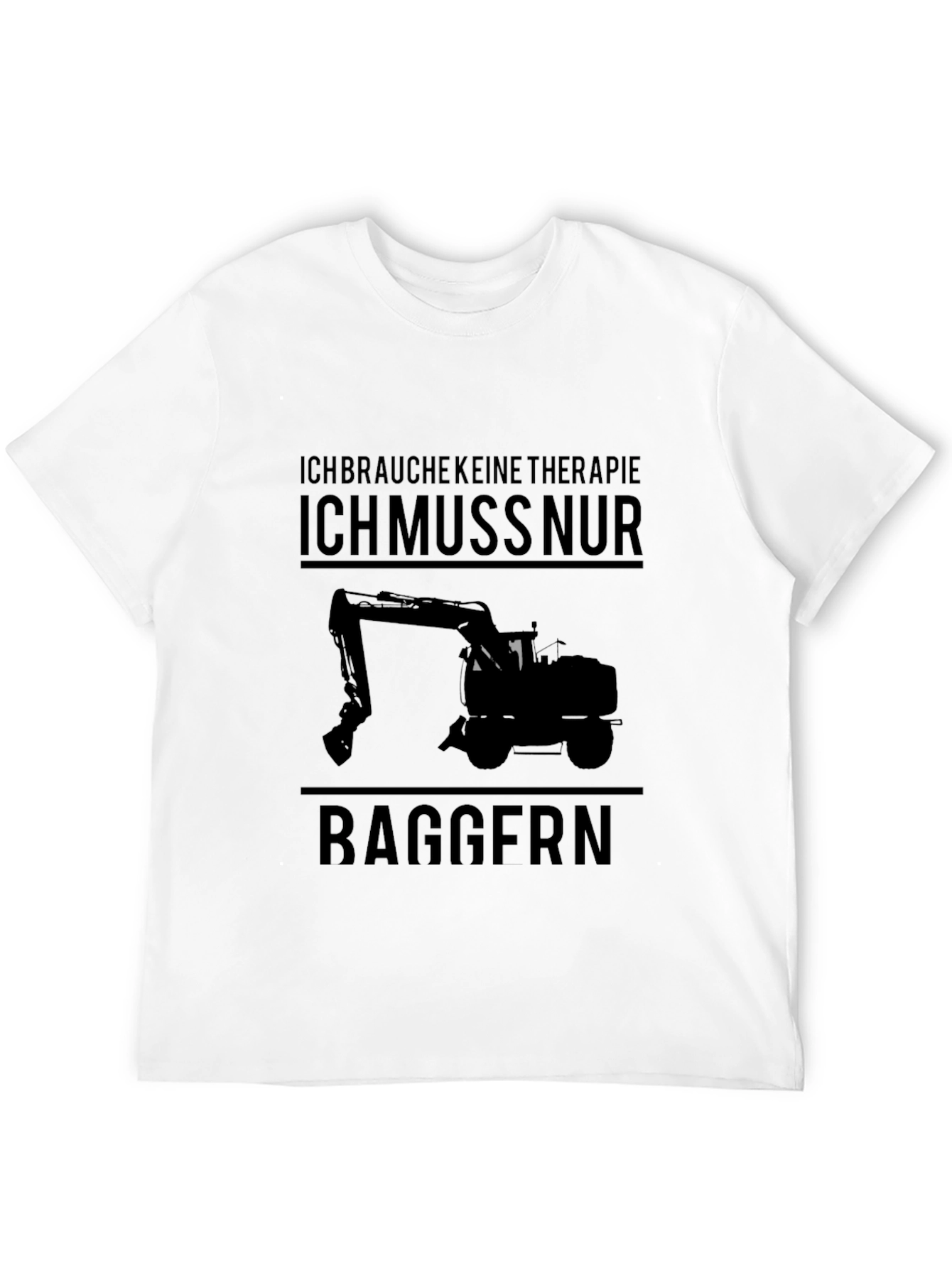 Funny Excavator T-Shirt - I Must Dig