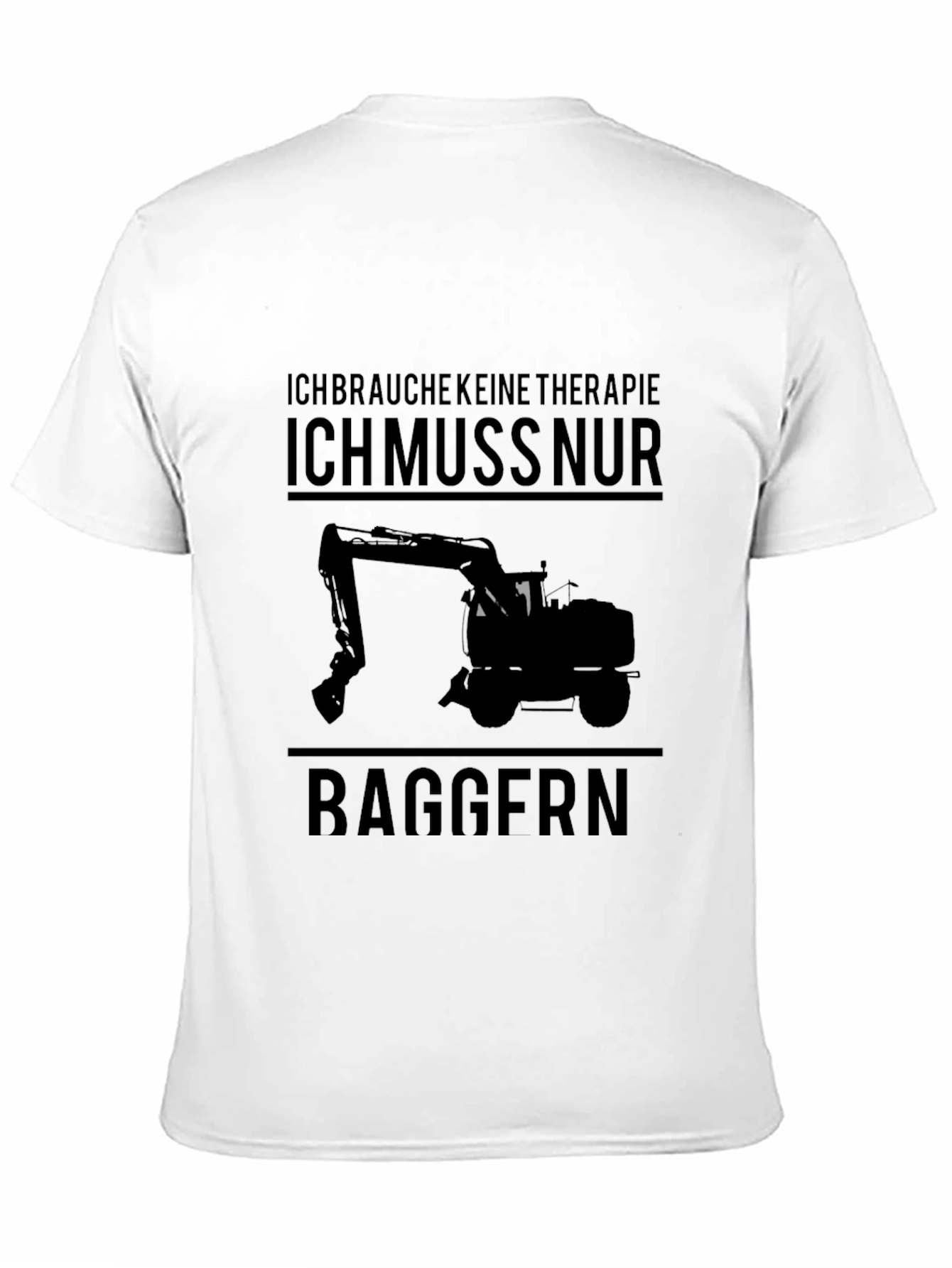 Funny Excavator T-Shirt - I Must Dig