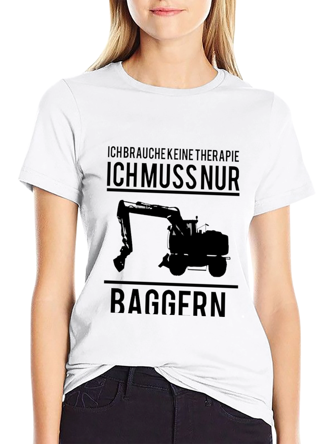 Funny Excavator T-Shirt - I Must Dig