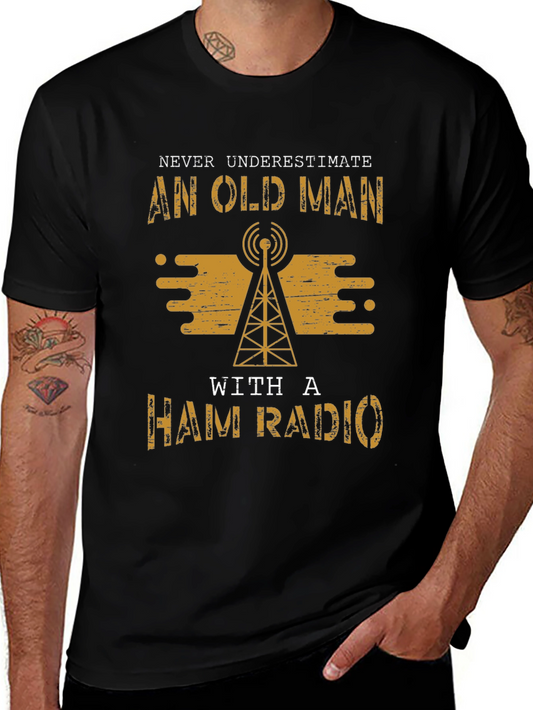 Old Man Ham Radio T-Shirt