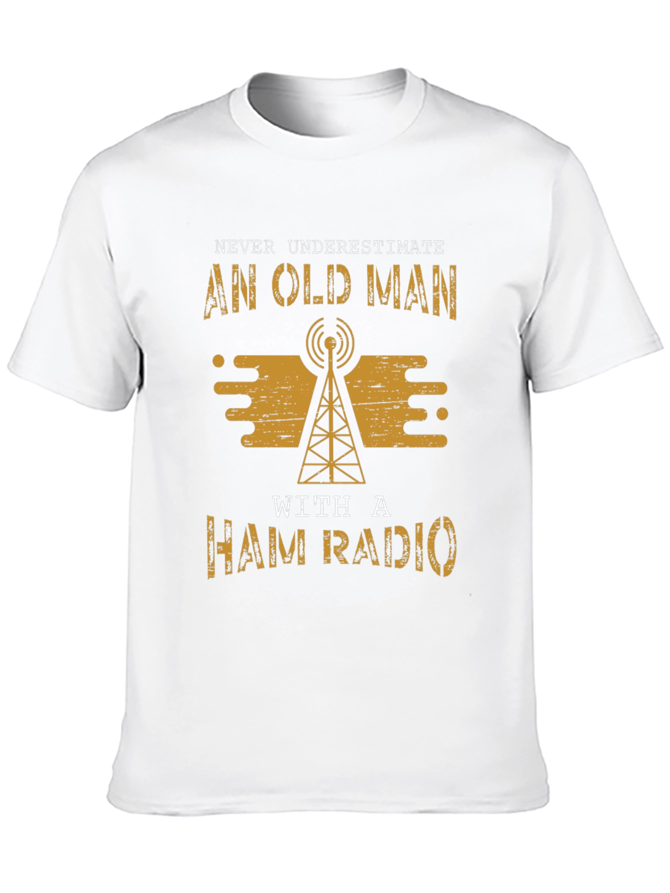 Old Man Ham Radio T-Shirt