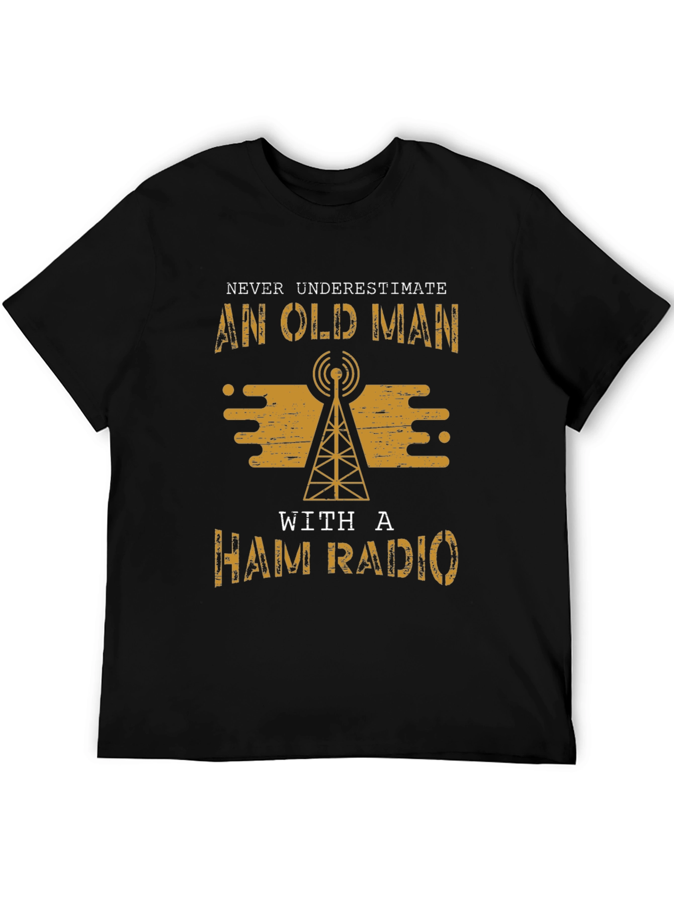 Old Man Ham Radio T-Shirt