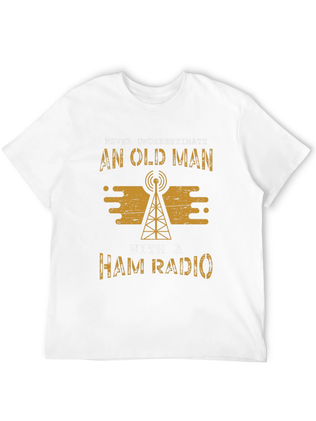 Old Man Ham Radio T-Shirt
