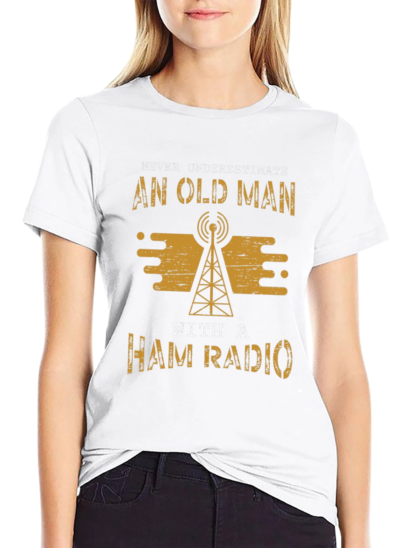 Old Man Ham Radio T-Shirt