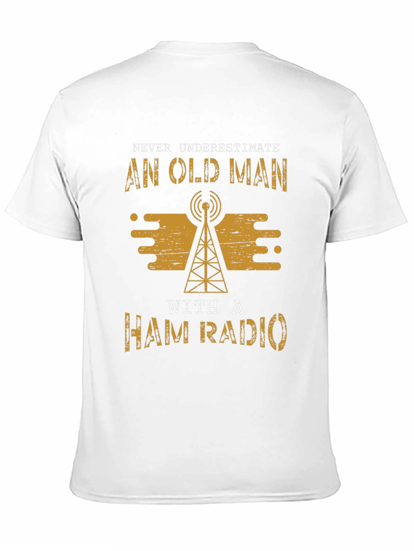 Old Man Ham Radio T-Shirt