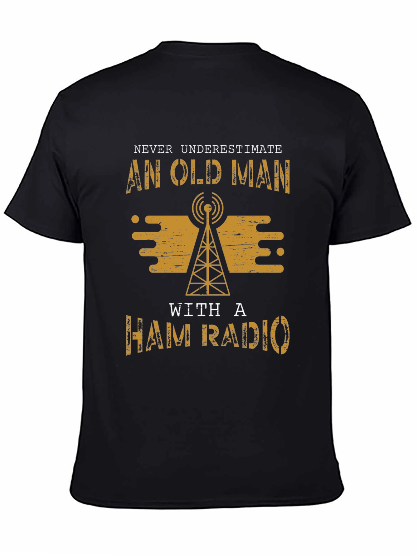 Old Man Ham Radio T-Shirt