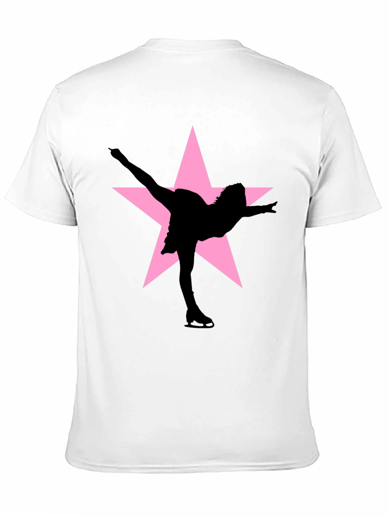Ice Skating Star T-Shirt - Black