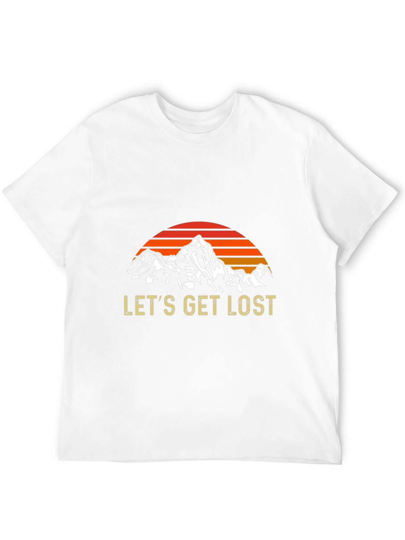 Lets Get Lost Mountain Graphic Tee