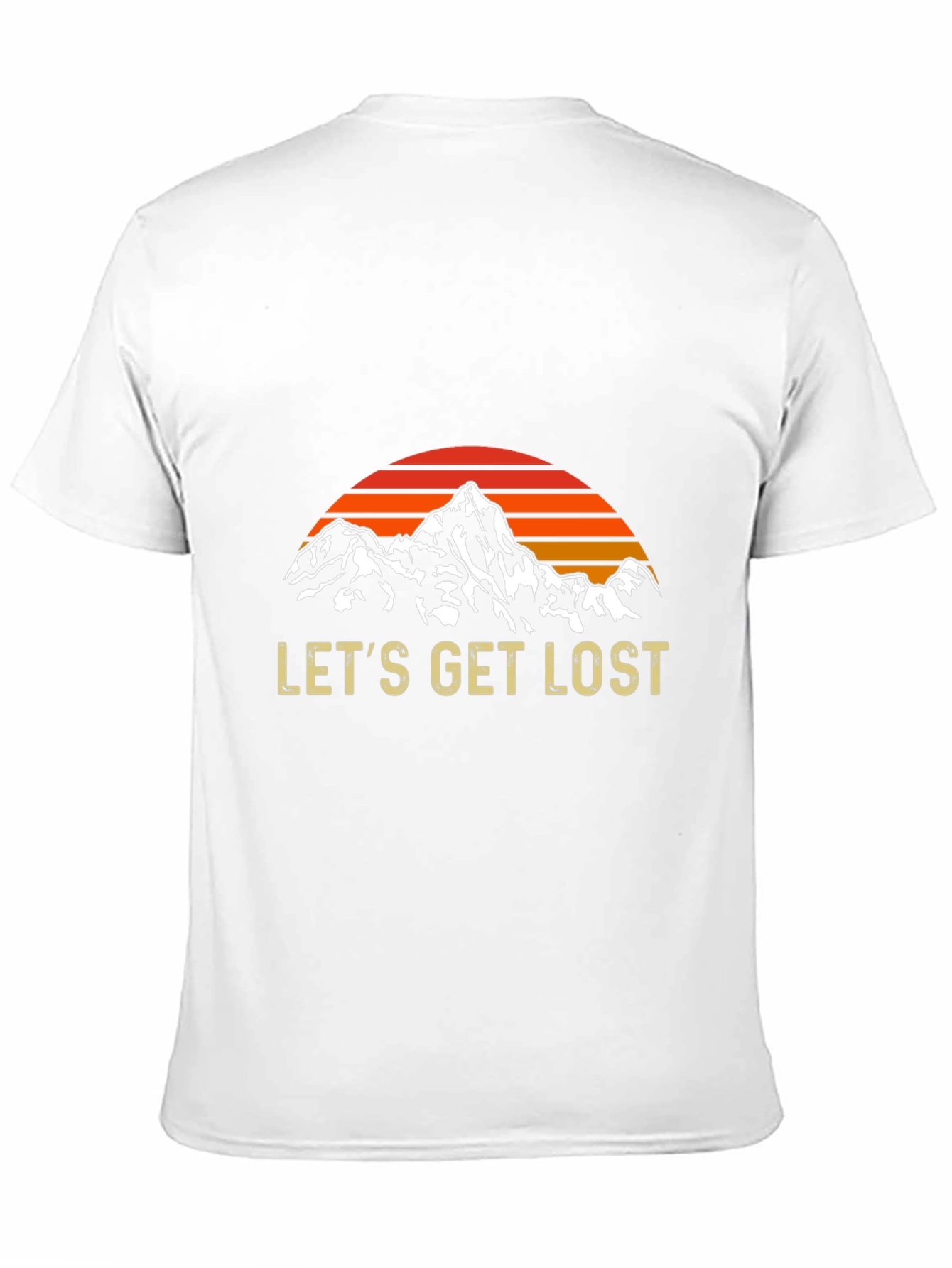 Lets Get Lost Mountain Graphic Tee