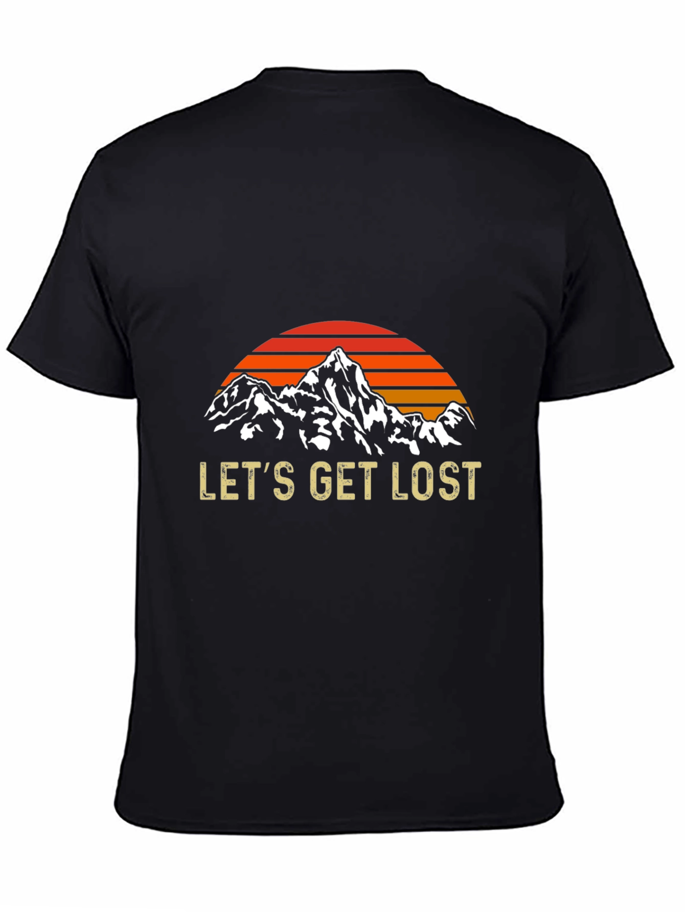 Lets Get Lost Mountain Graphic Tee