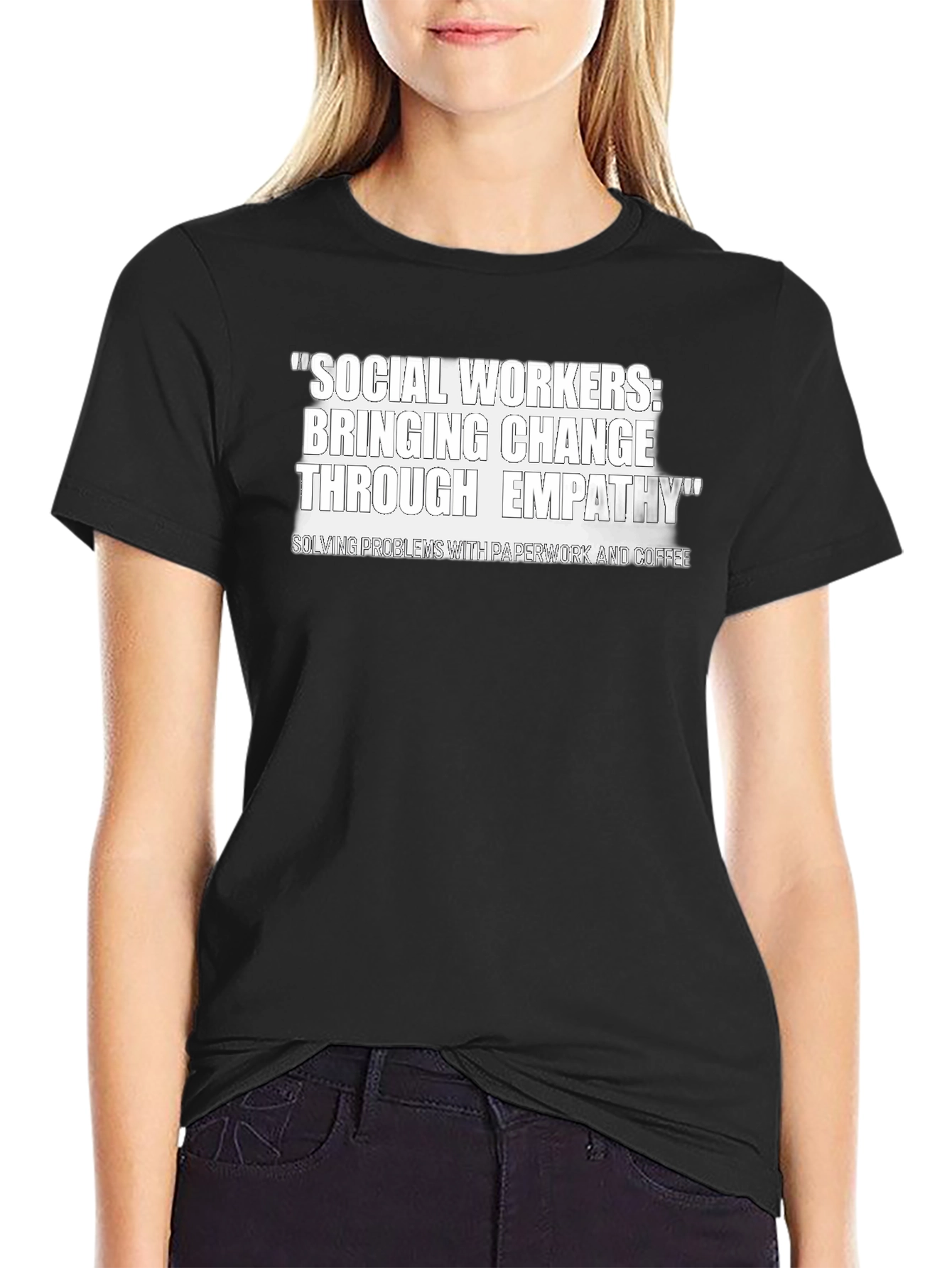 Social Workers Change Through Empathy T-Shirt
