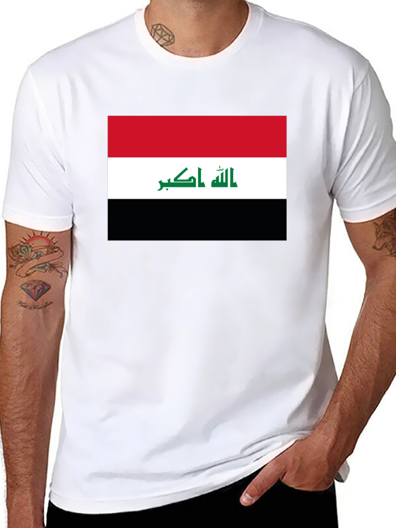 Iraq Flag T-Shirt - Show Your Pride!