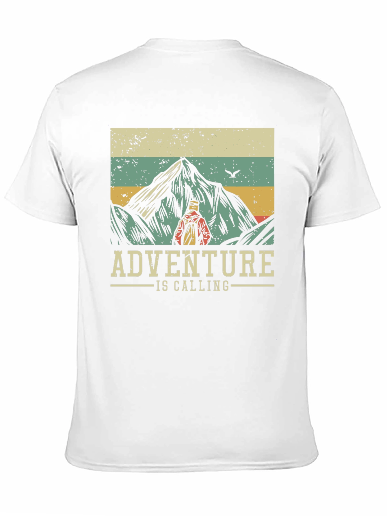 Adventure is Calling T-Shirt - Mountain Hiker Design