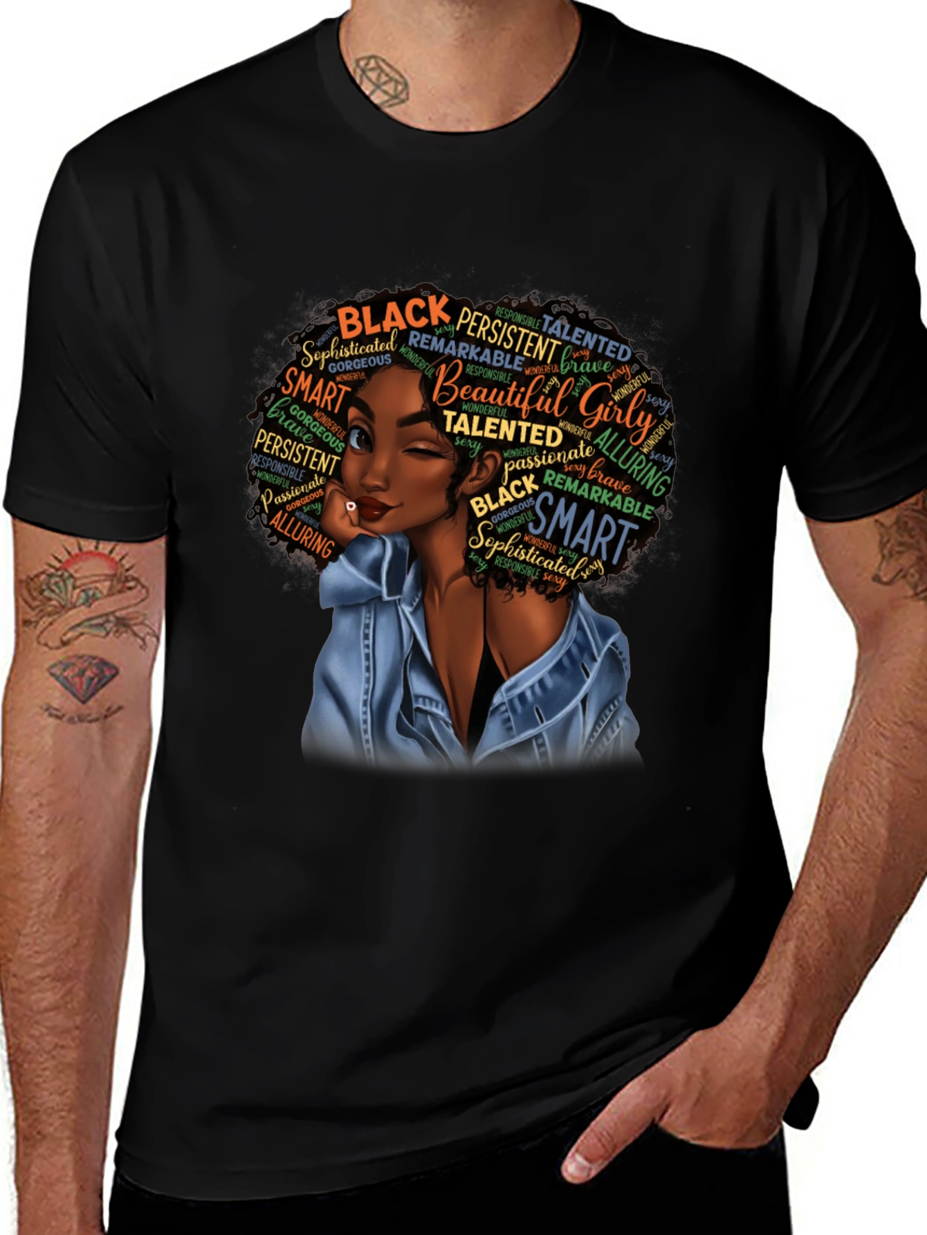 Black Woman Empowerment T-Shirt Afro Melanin