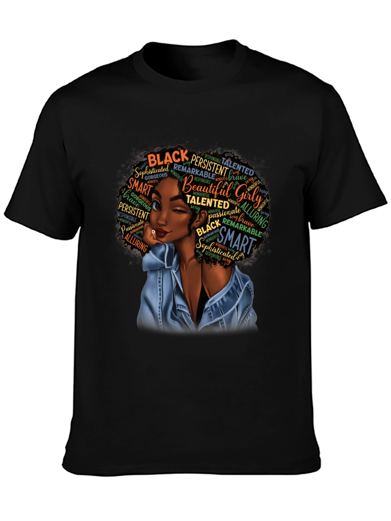 Black Woman Empowerment T-Shirt Afro Melanin