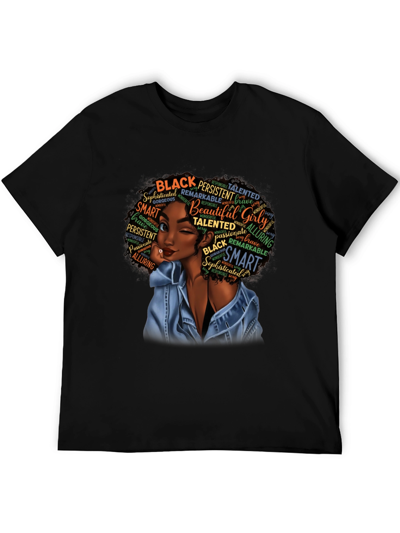 Black Woman Empowerment T-Shirt Afro Melanin