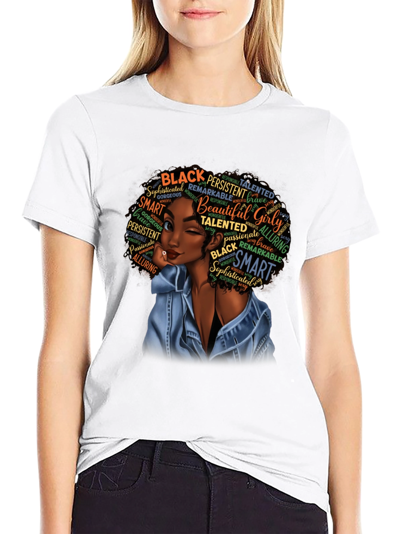 Black Woman Empowerment T-Shirt Afro Melanin