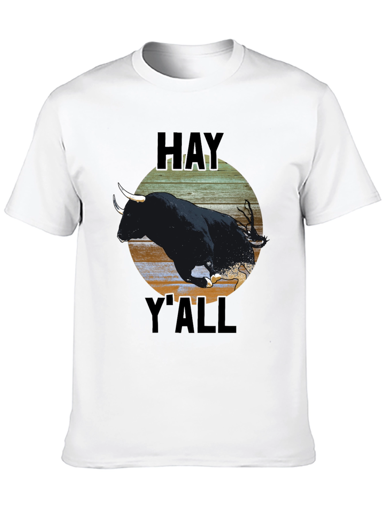 Hay Yall Bull Graphic Tee