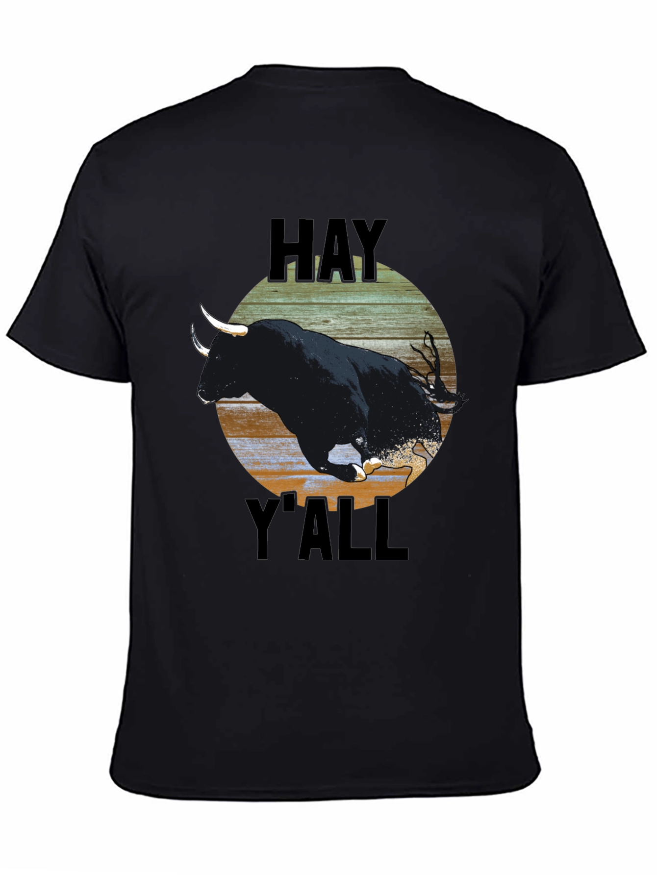 Hay Yall Bull Graphic Tee