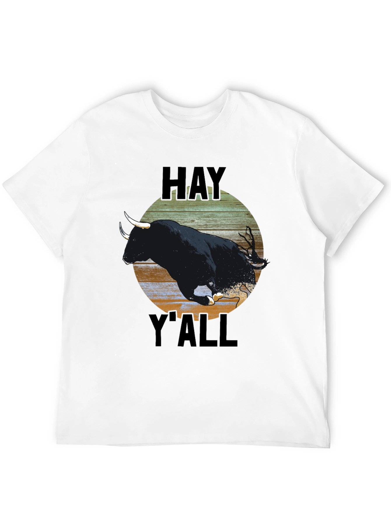 Hay Yall Bull Graphic Tee