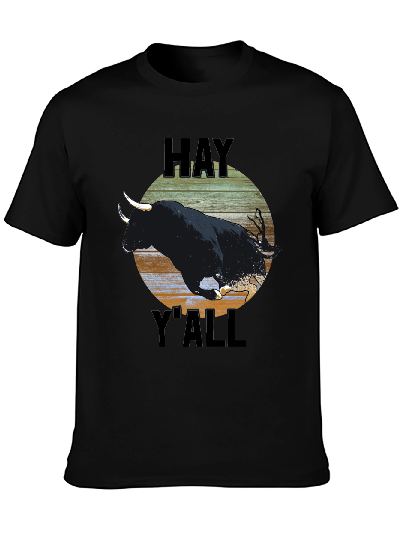 Hay Yall Bull Graphic Tee