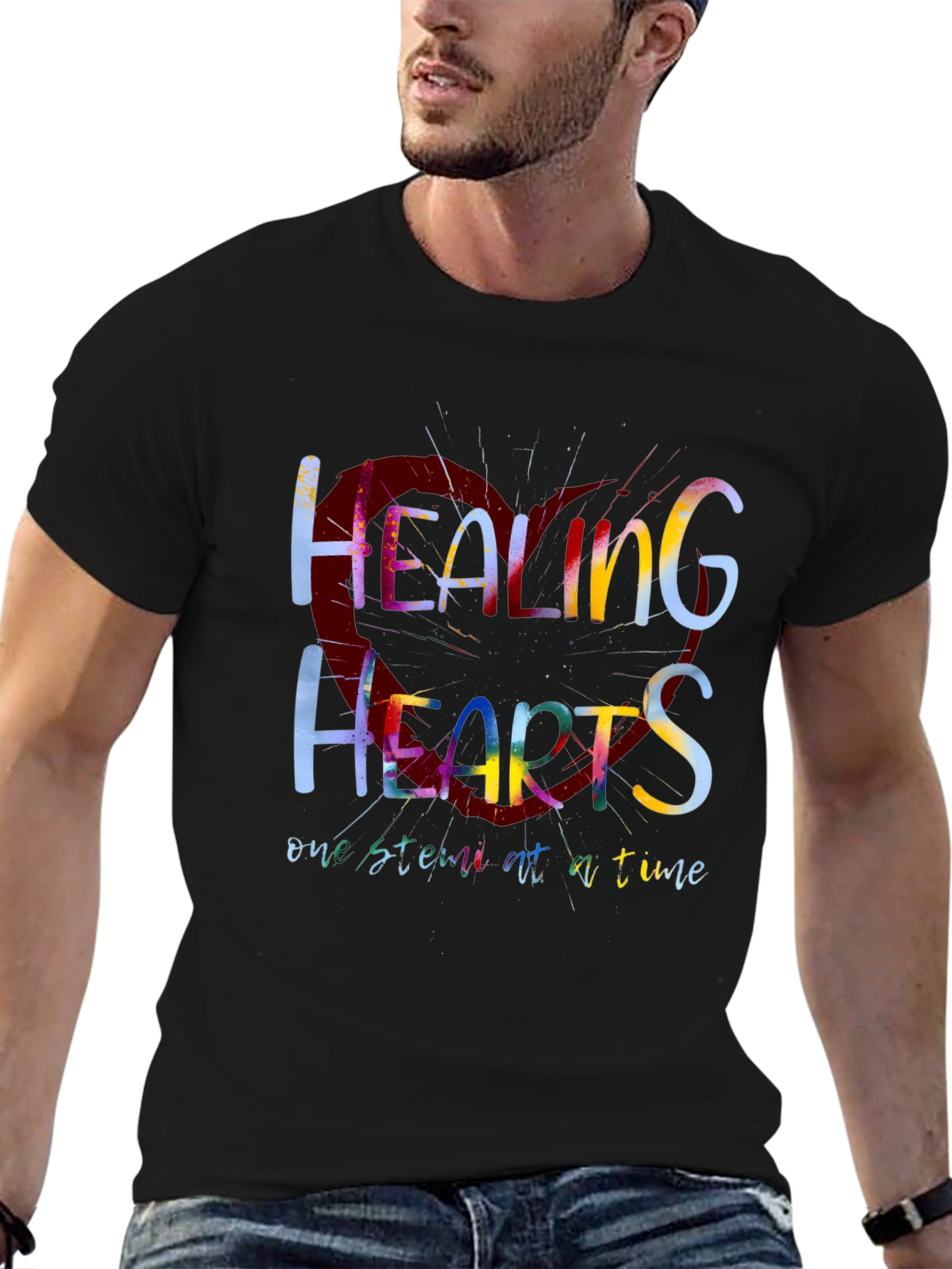 Healing Hearts Graphic Tee - Comfort Fit