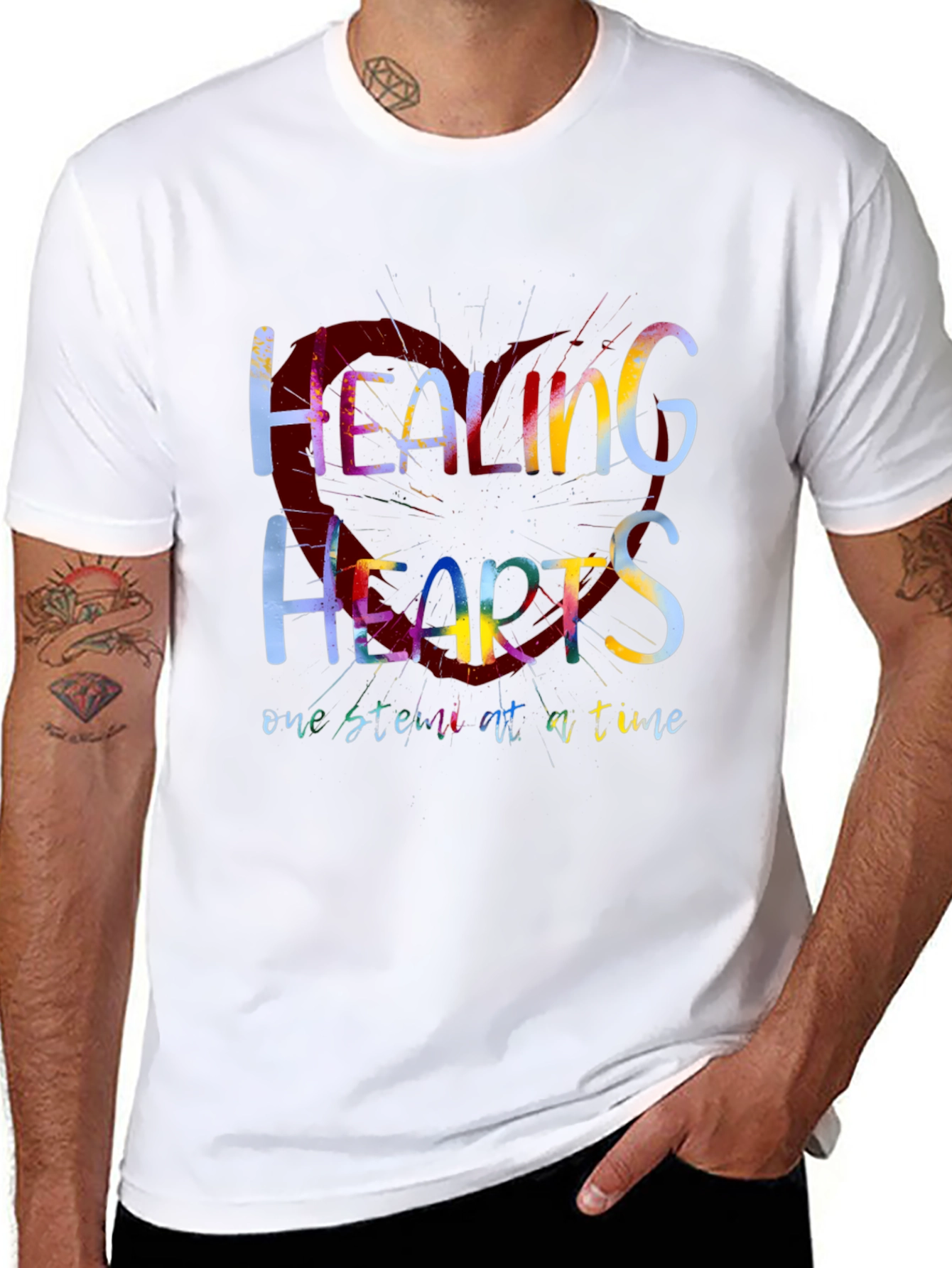 Healing Hearts Graphic Tee - Comfort Fit