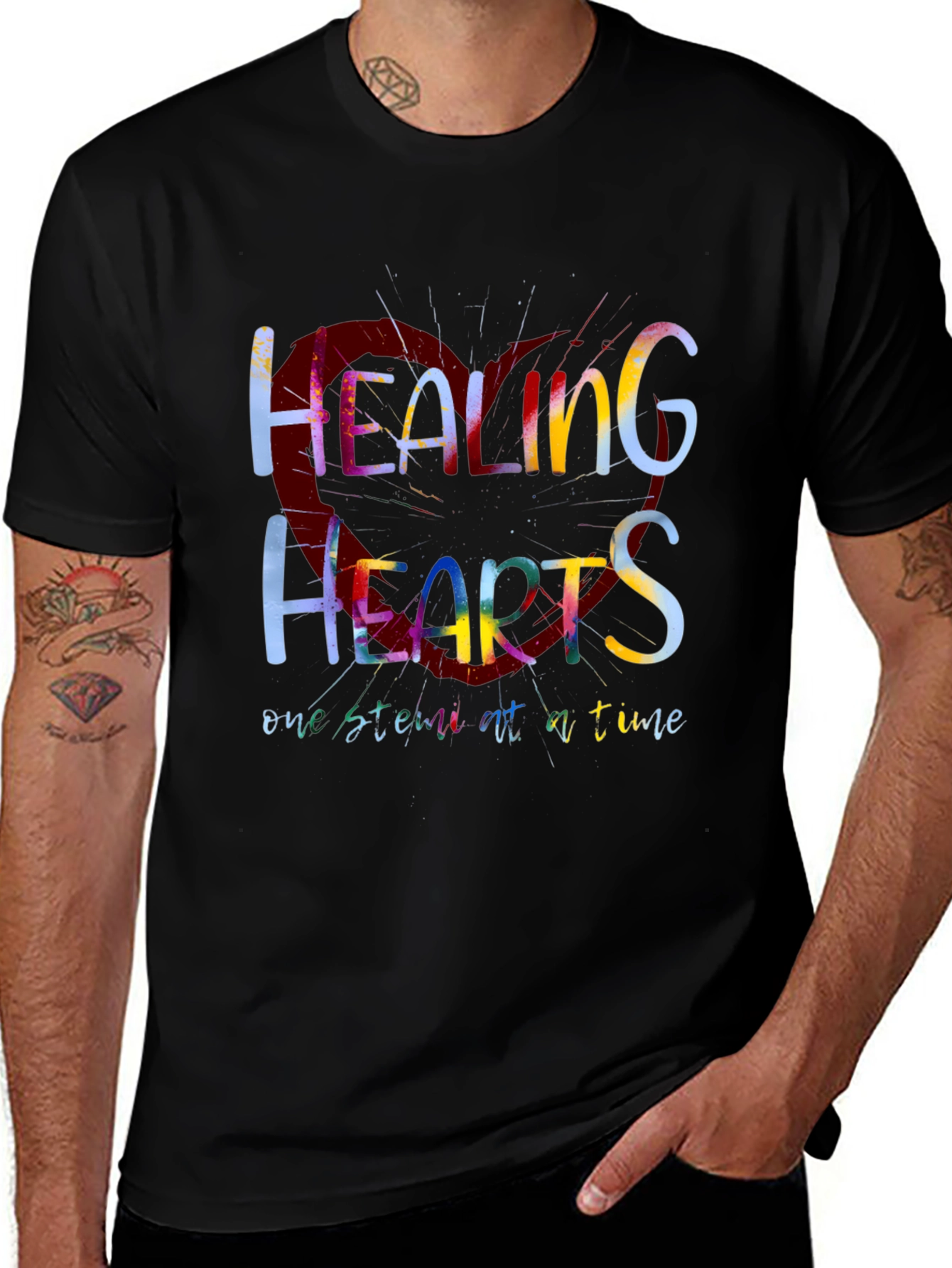 Healing Hearts Graphic Tee - Comfort Fit