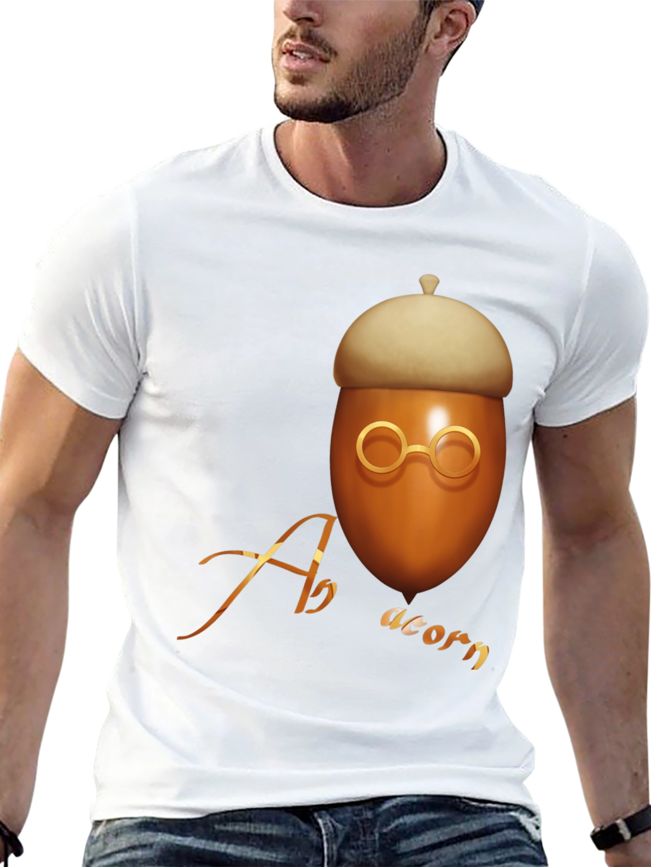 Acorn Graphic T-Shirt - Unique Design