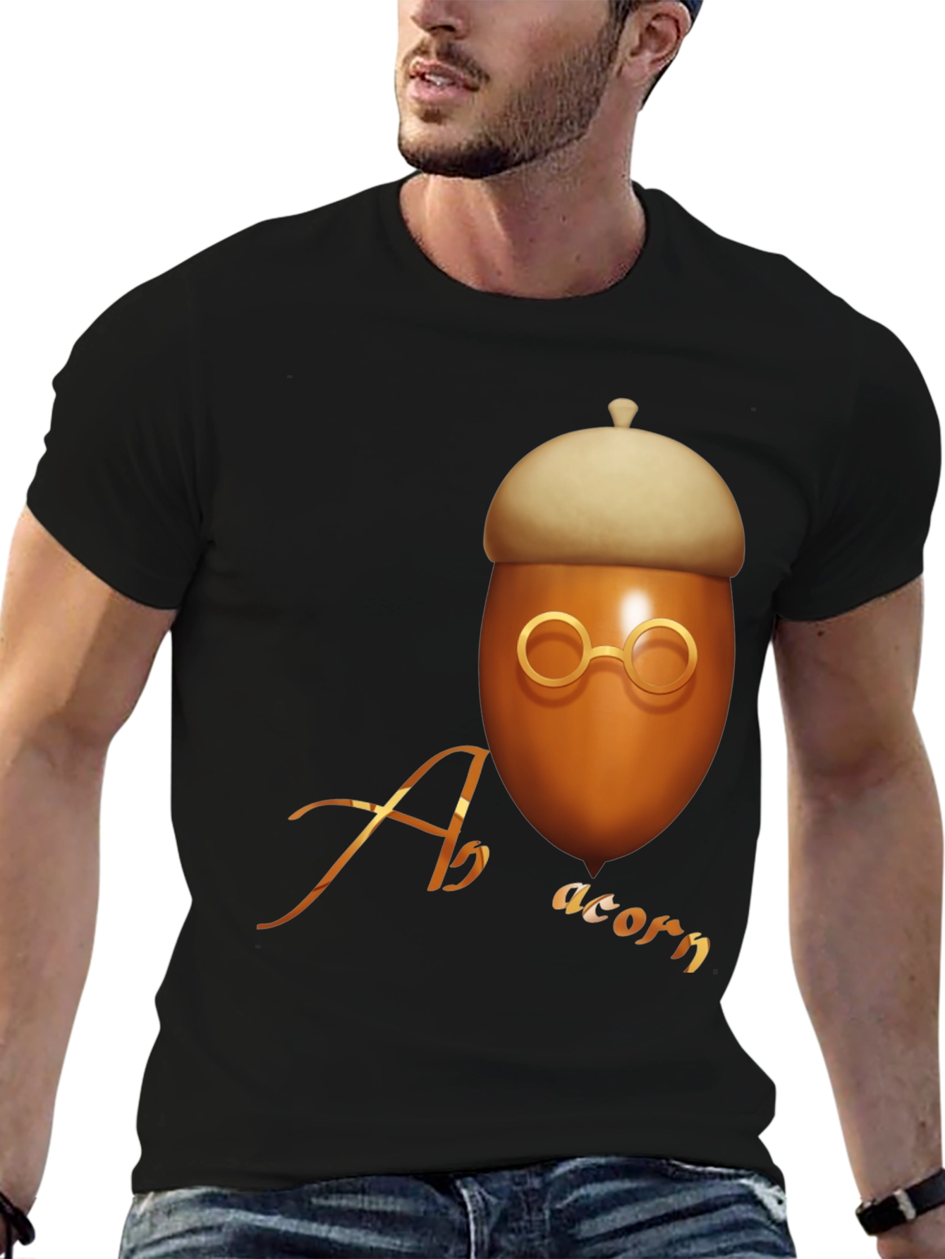 Acorn Graphic T-Shirt - Unique Design