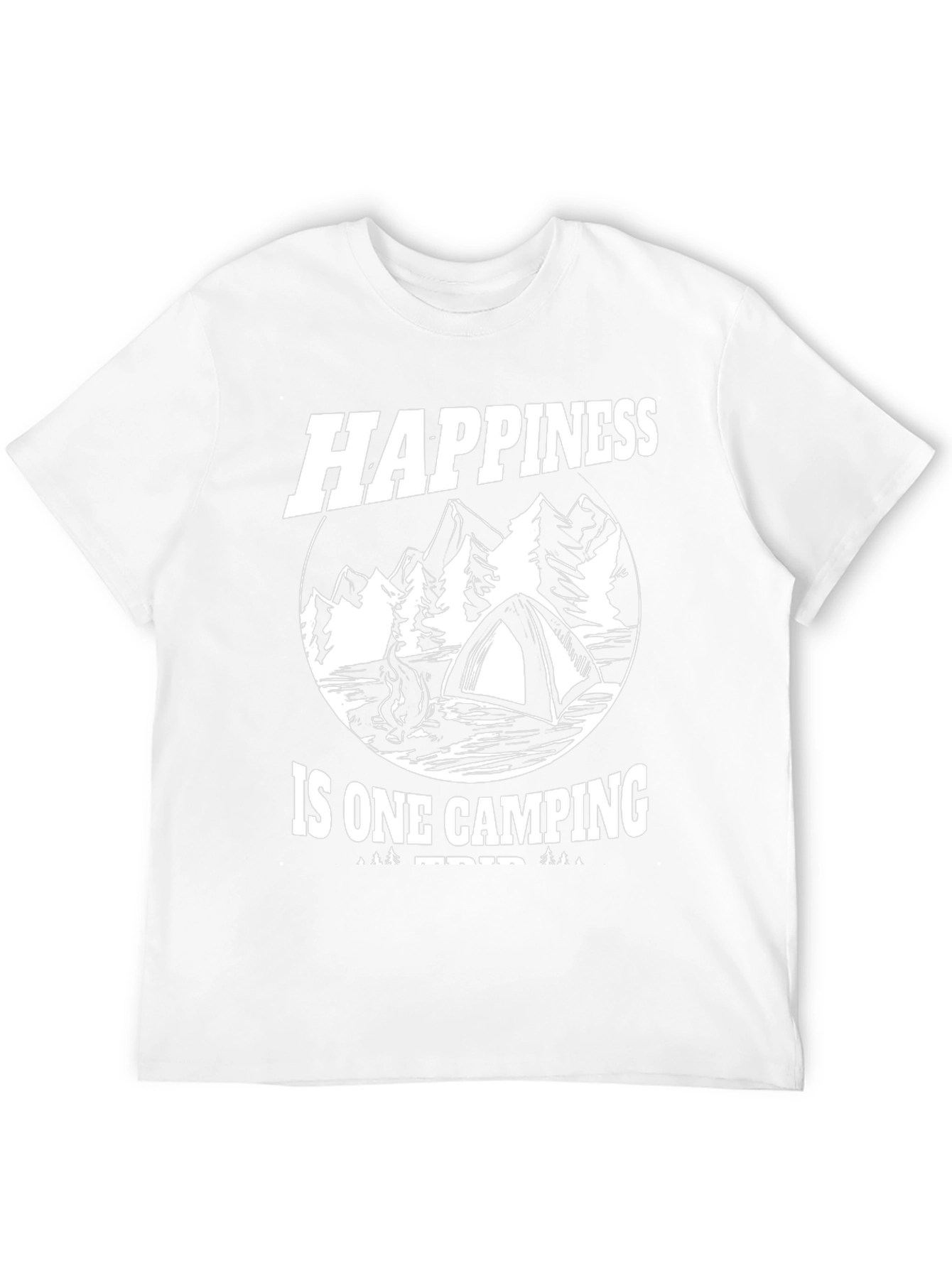 Happiness is One Camping Trip Graphic Tee