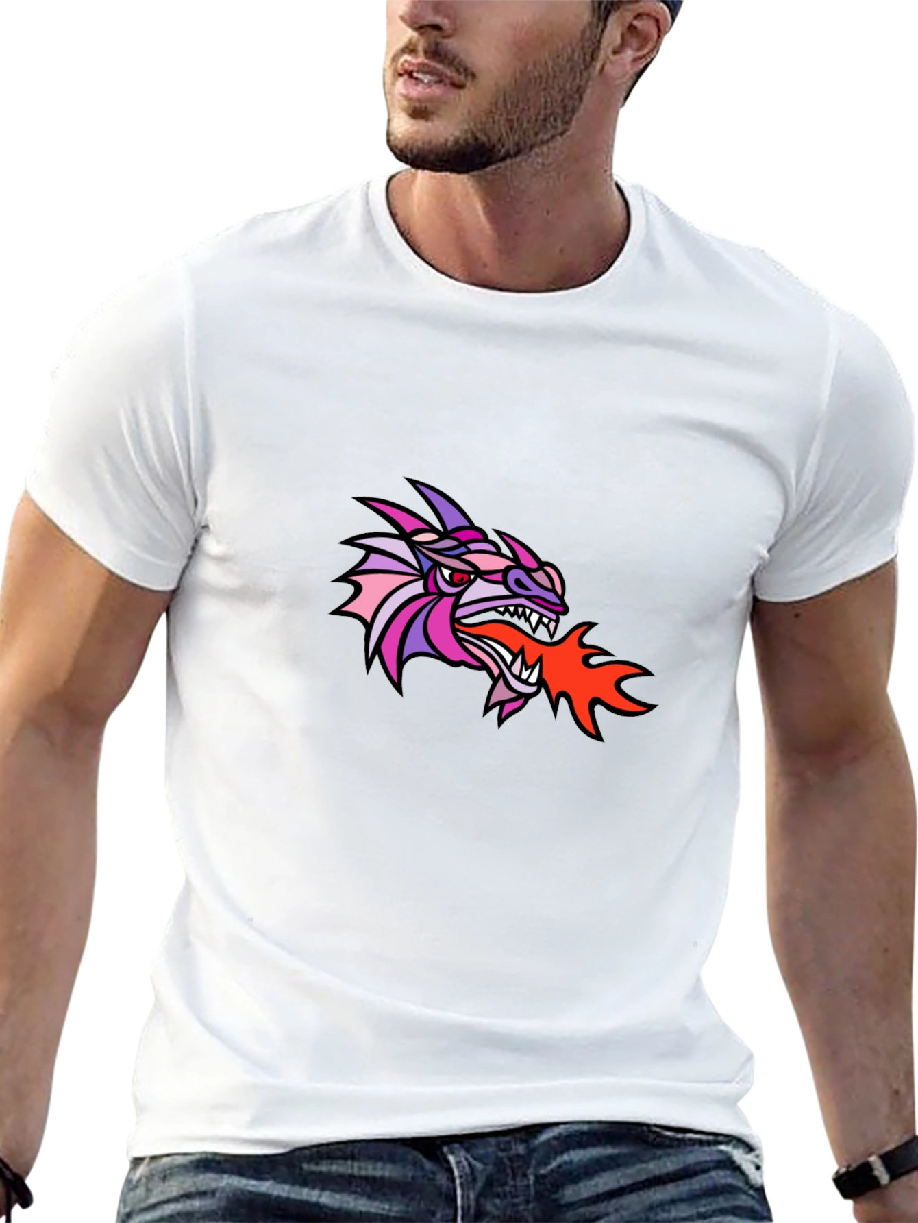 Dragon Graphic Black T-Shirt