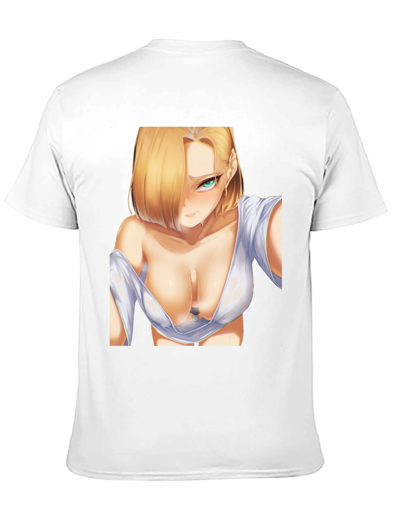 Anime Graphic T-Shirt - Android 18 Design