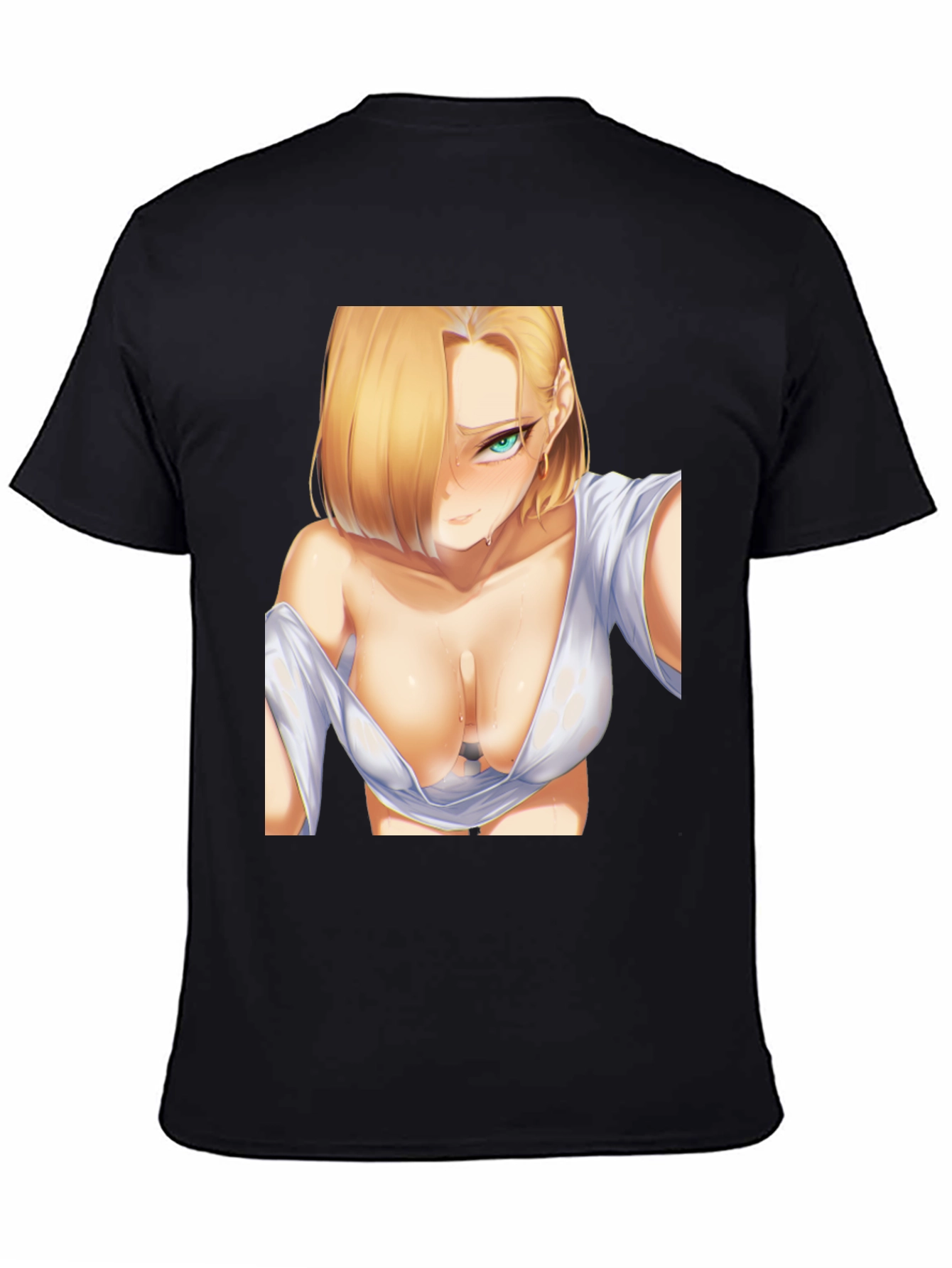 Anime Graphic T-Shirt - Android 18 Design