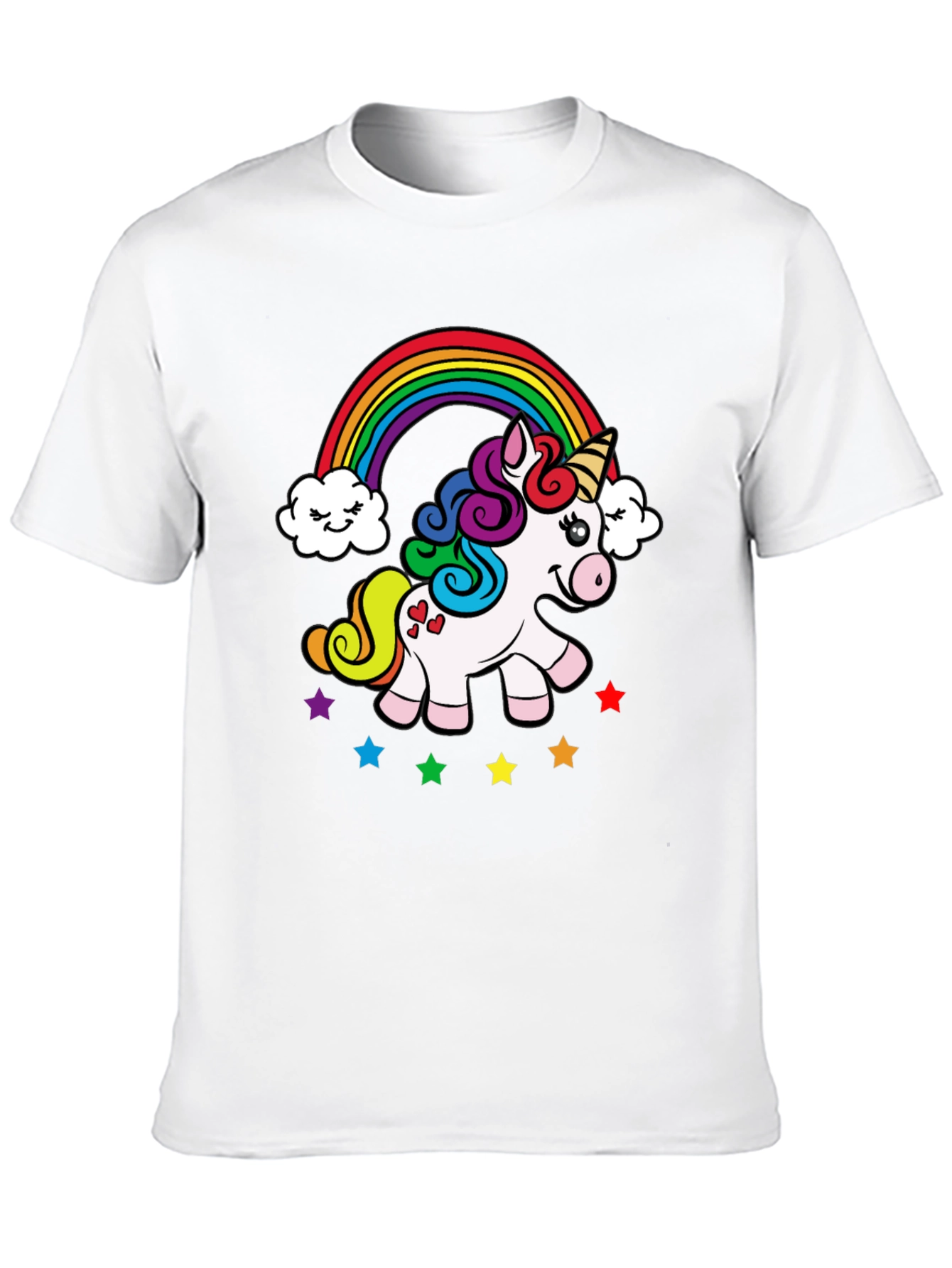 Rainbow Unicorn Graphic T-Shirt