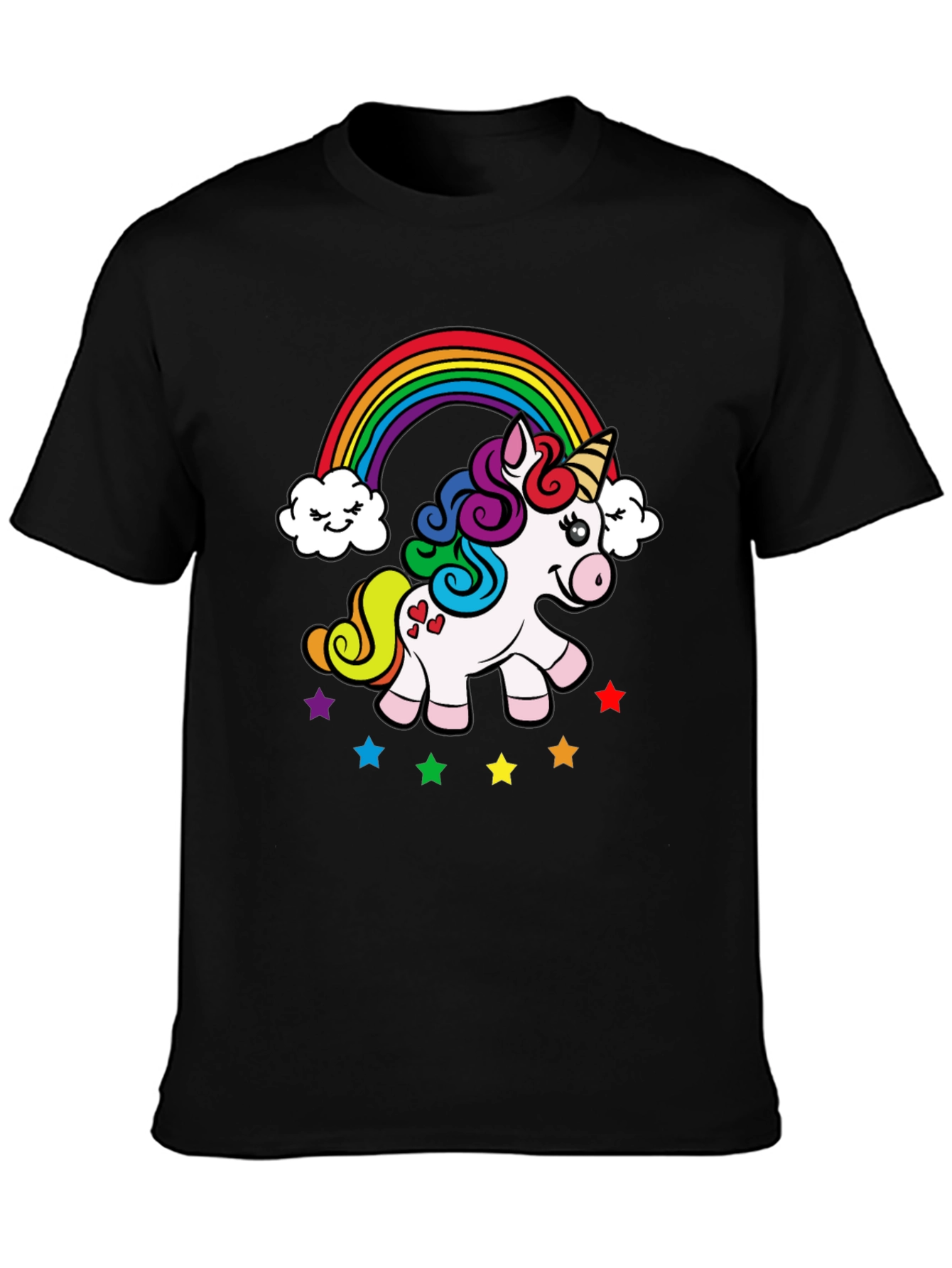 Rainbow Unicorn Graphic T-Shirt