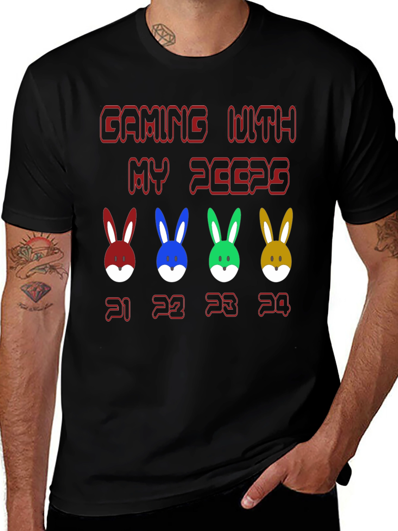 Gaming with My Peeps Easter T-Shirt
