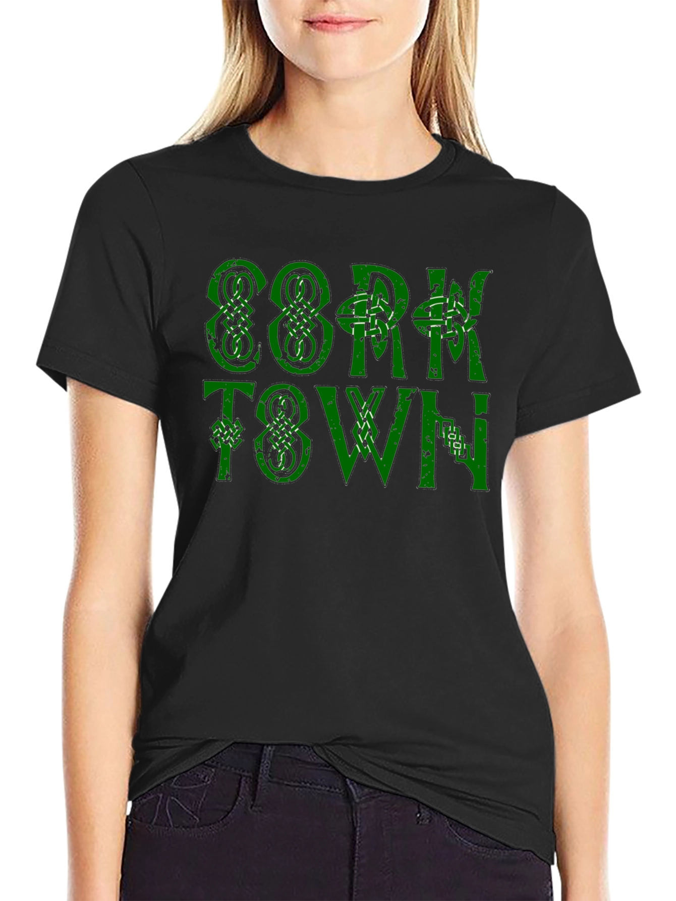 Cork Town Irish Pride Black T-Shirt