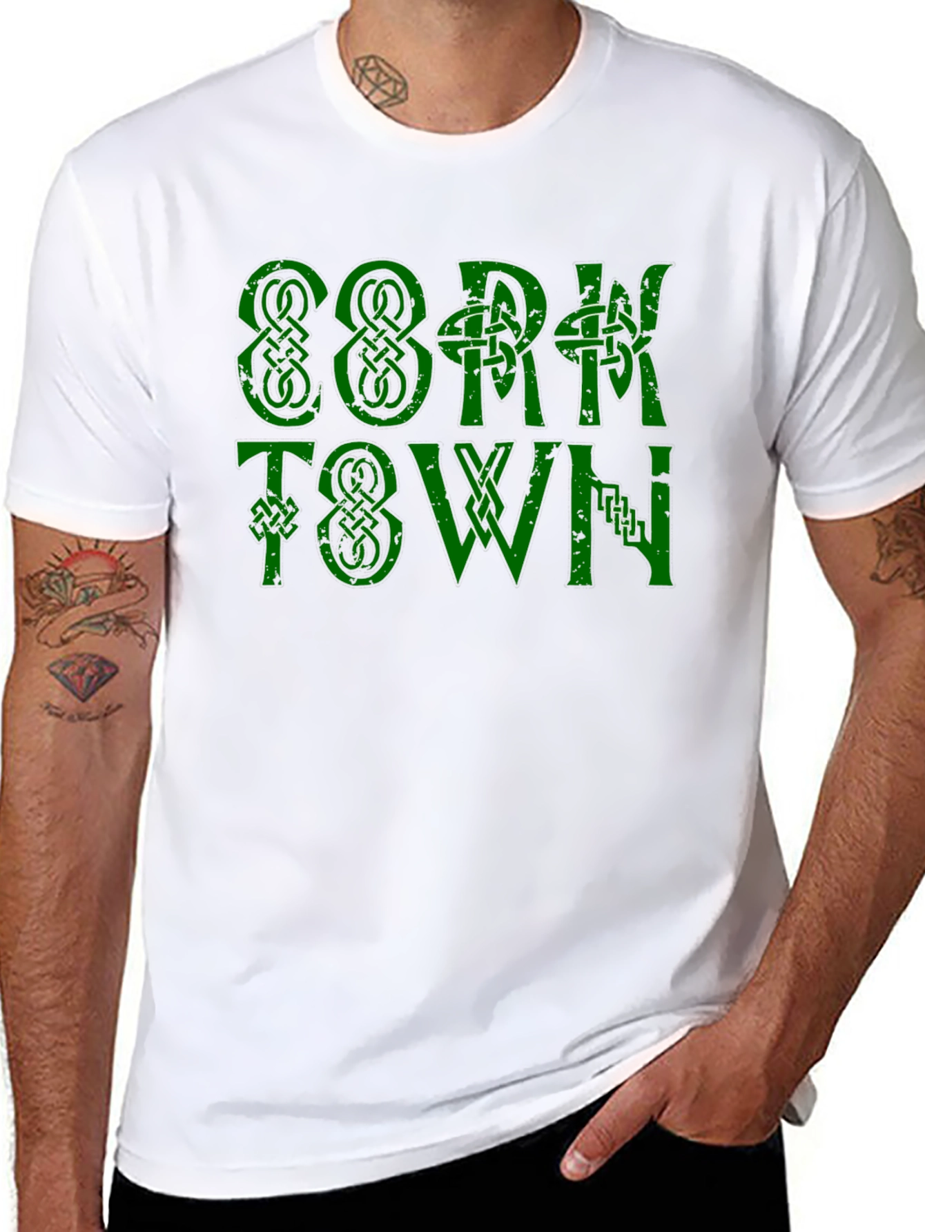 Cork Town Irish Pride Black T-Shirt