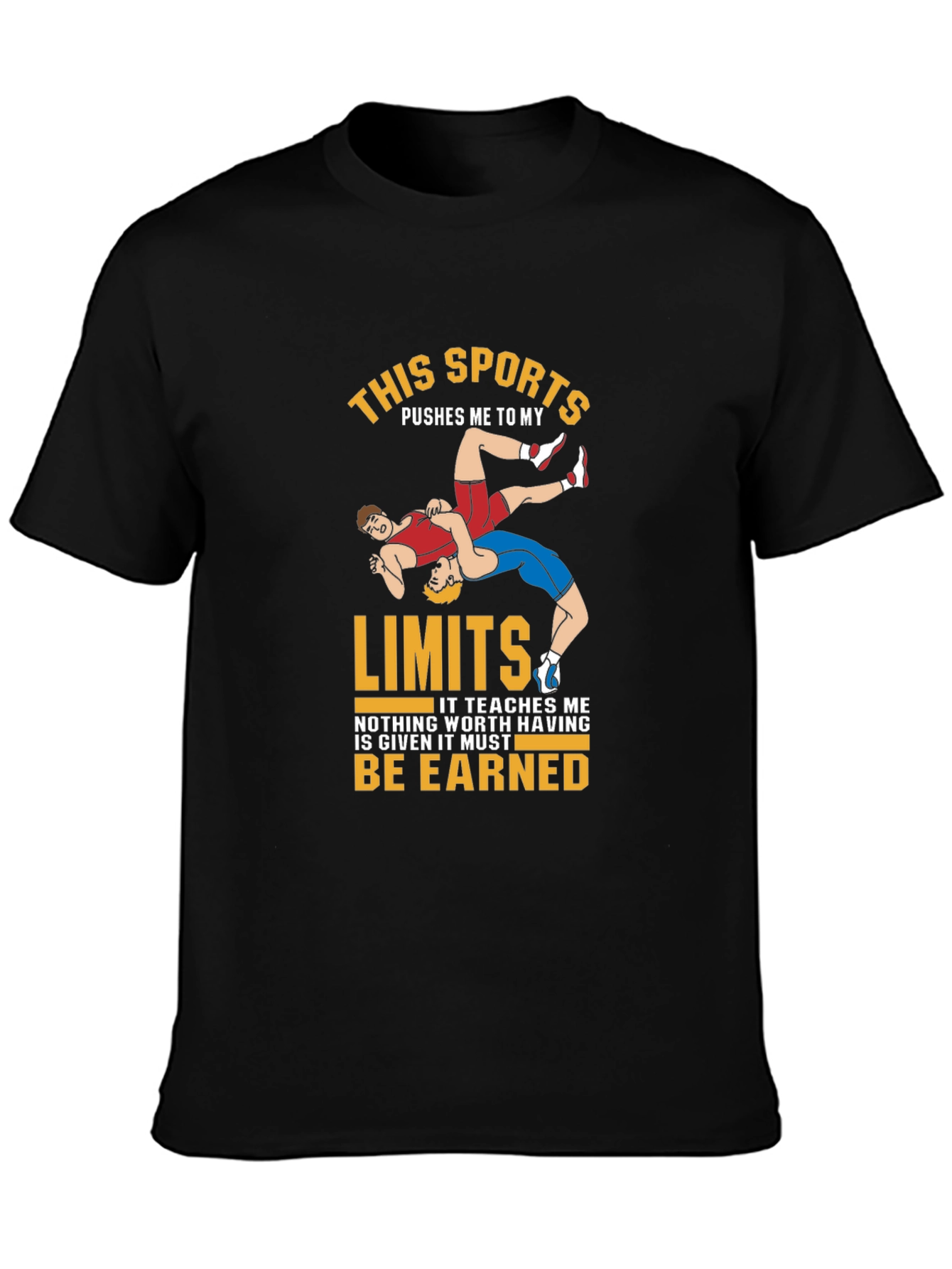 Wrestling Limits T-Shirt - Sports Tee