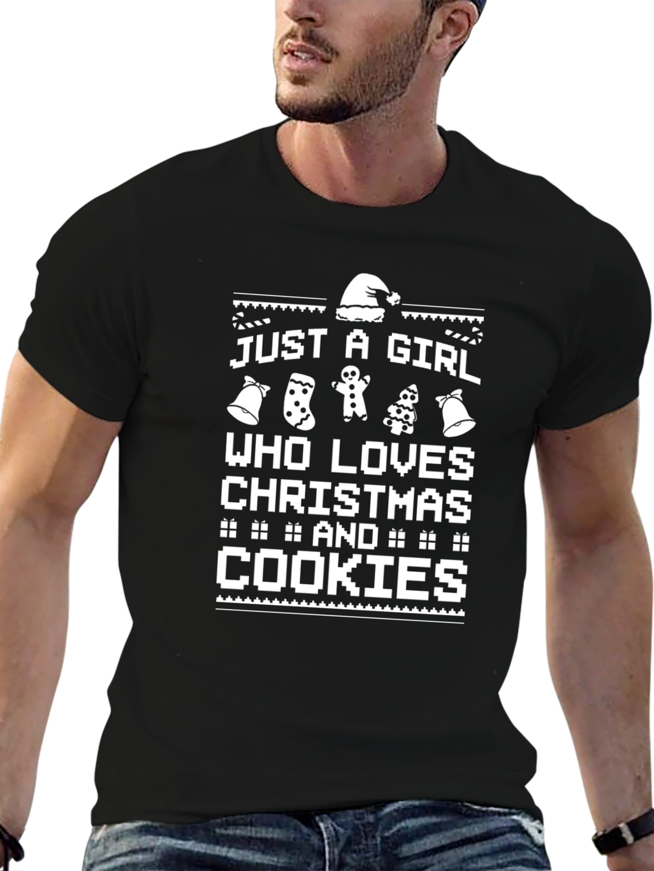Christmas Cookies Girl T-Shirt - Holiday Season Tee
