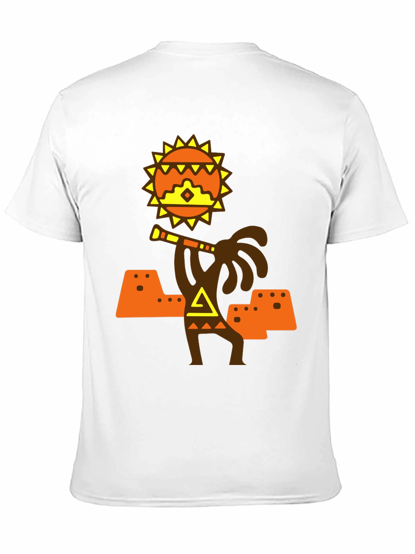 Aztec Sun God T-Shirt - Stylish Graphic Tee