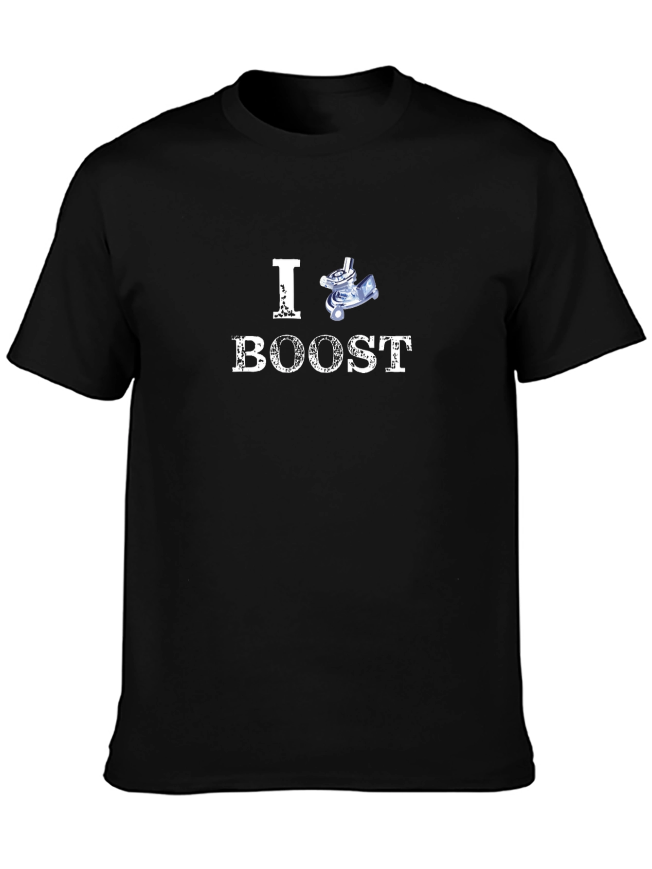 I Boost T-Shirt - Black Short Sleeve Tee