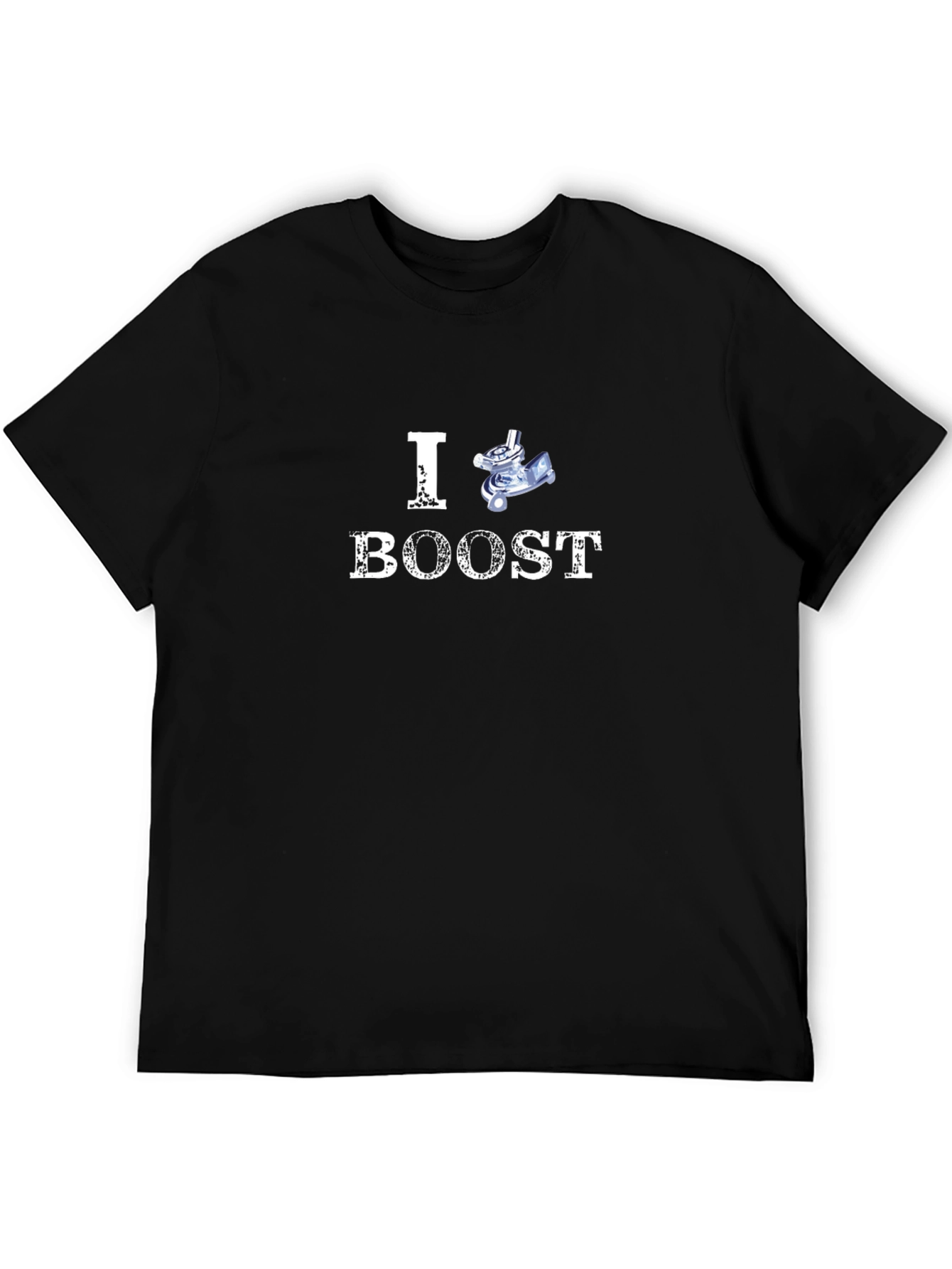 I Boost T-Shirt - Black Short Sleeve Tee