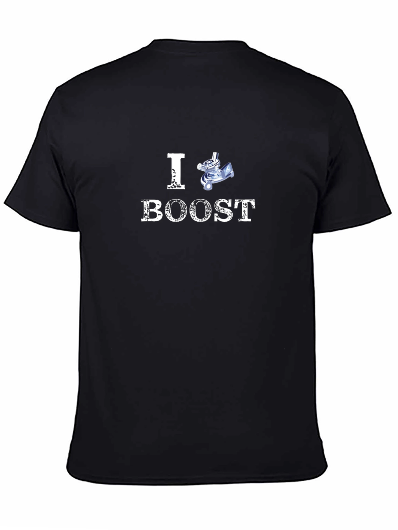 I Boost T-Shirt - Black Short Sleeve Tee