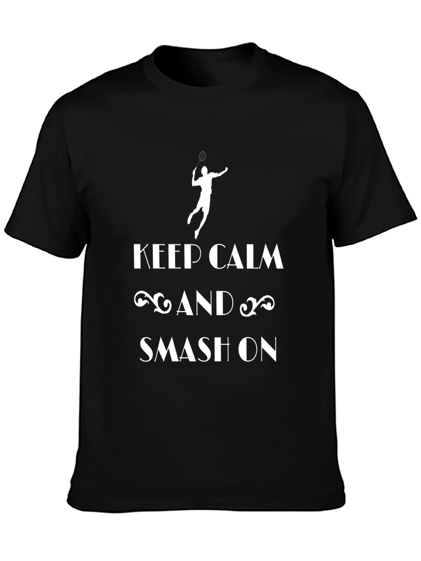 Keep Calm and Smash On - Black T-Shirt