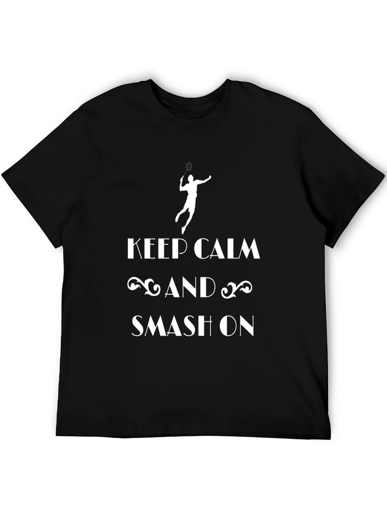 Keep Calm and Smash On - Black T-Shirt