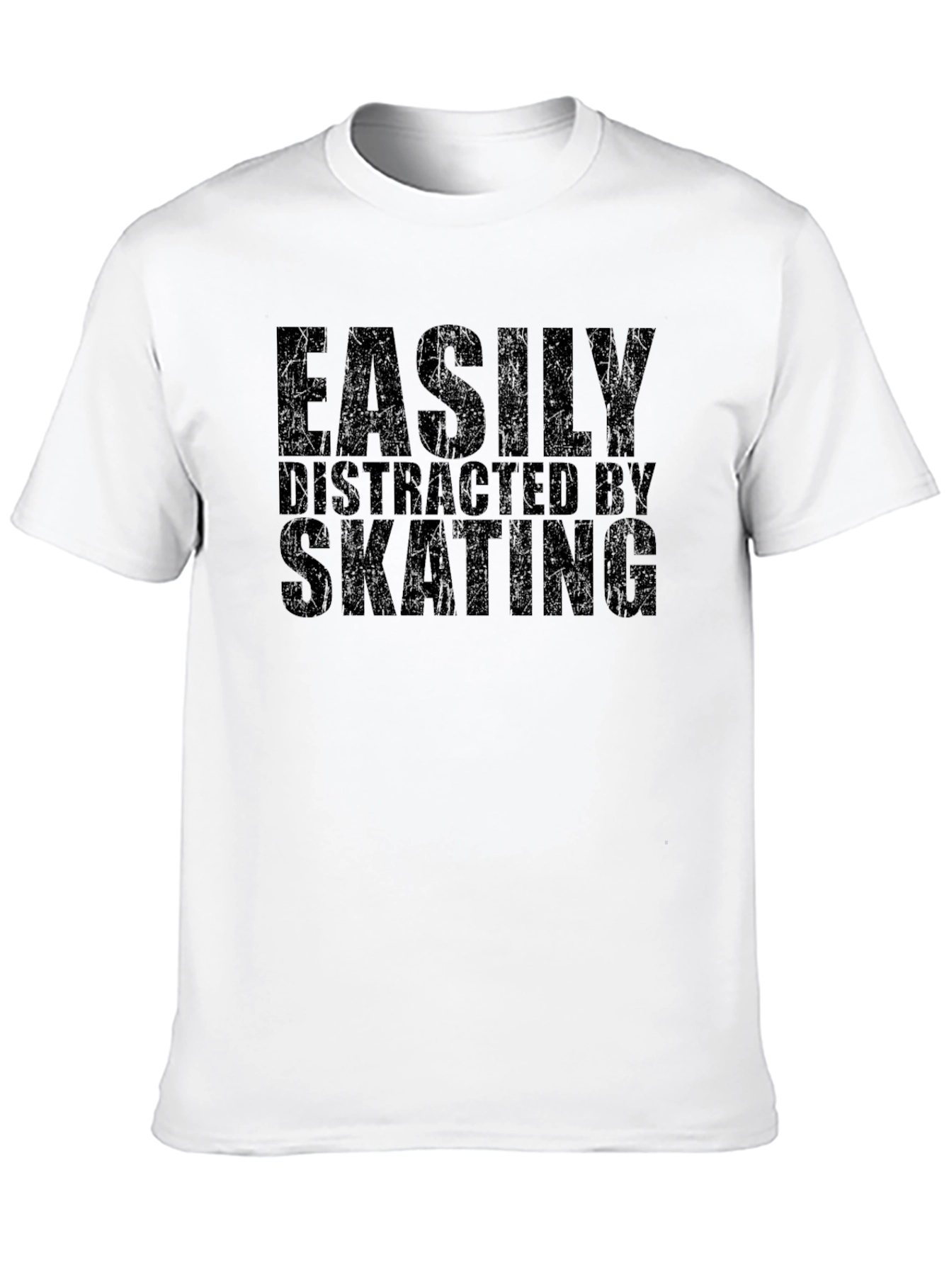 Easily Distracted by Skating - Graphic T-Shirt